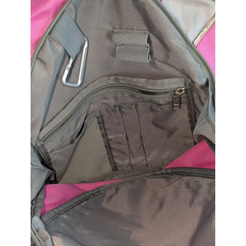 Samsonite Backpack Pink Gray Large School Travel Laptop Organizer 19